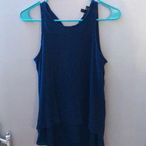Navy blue tank top
